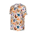 thumbnail image 6 of Fotbe Cute Chickens Baseball Jersey Shirt for Men and Women, Casual Short Sleeves Button Down T-Shirt-X-Large, 6 of 9