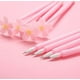 thumbnail image 2 of 12 bolígrafos de gel en flor de cerezo compatibles con niños, mujeres, compañeros de trabajo, anfitriona y novia, grandes suministros para fiestas y suministros escolares, tinta negra (0) Afortunado Sencillez, 2 of 5