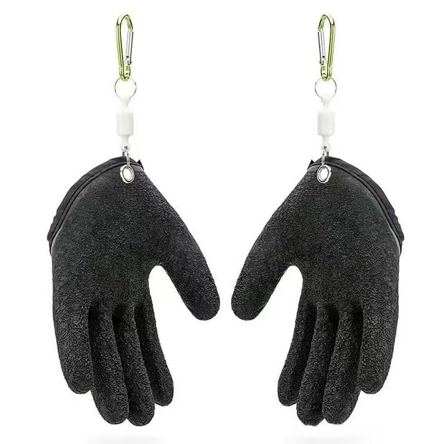 Gloves Mittens for Fishing with Secure Closure for Grip During Catch and Release Angling Activities
