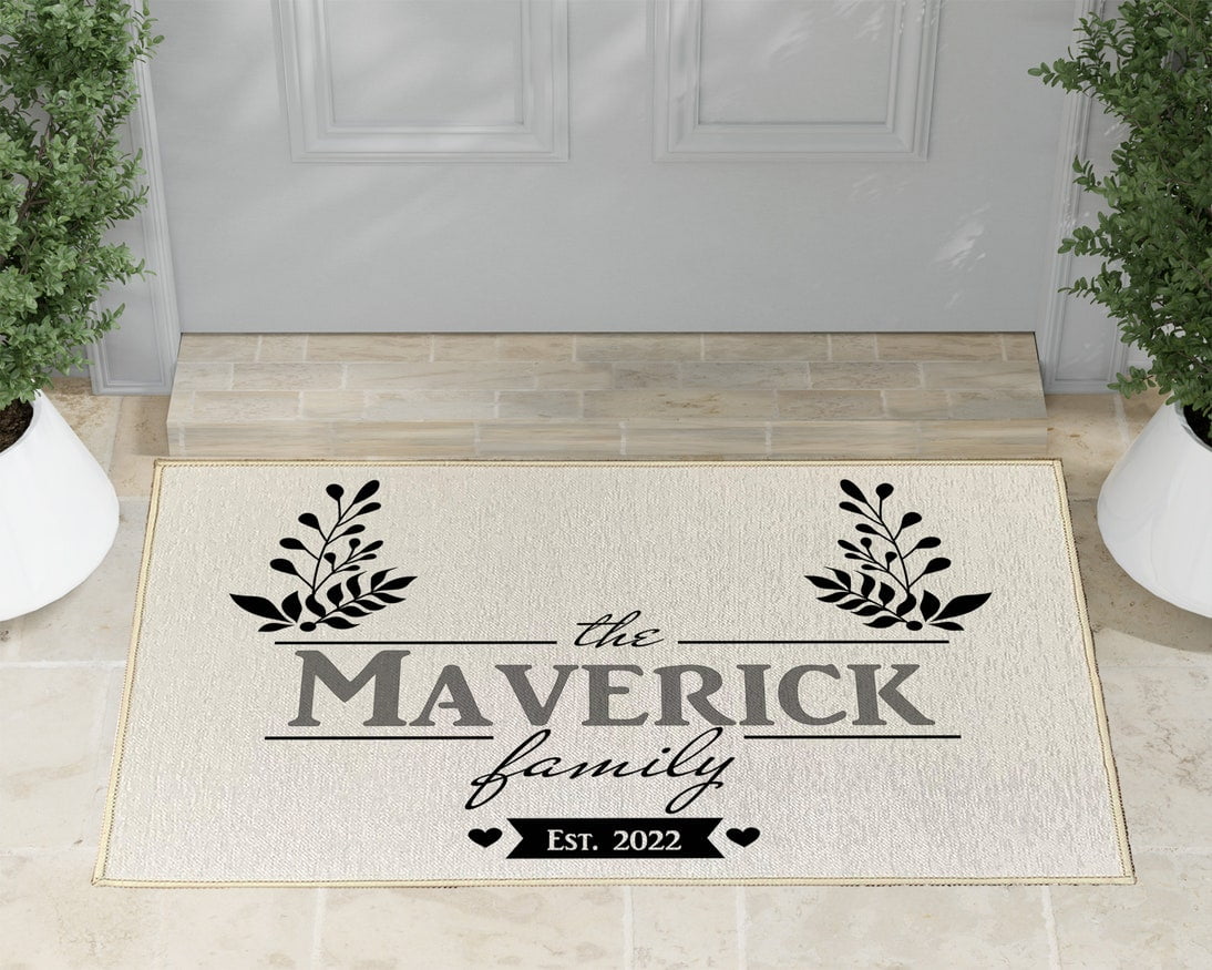 Welcome Mat, Personalized Doormats, Housewarming Gift, Home Decor, Front  Door, Home Doormat, Last Name Door Mat, Custom Door Mats, Outdoor 