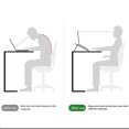 thumbnail image 3 of Xingzhi Adjustable Angle Laptop Stand With Hollowed Out Heat Dissipation Lightweight Computer Stand Storage white, 3 of 6