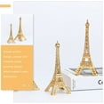 thumbnail image 2 of Qumonin Eiffel Tower Statue Decor 18cm Model Figurine Photo Props Cake Topper Home Party, 2 of 5