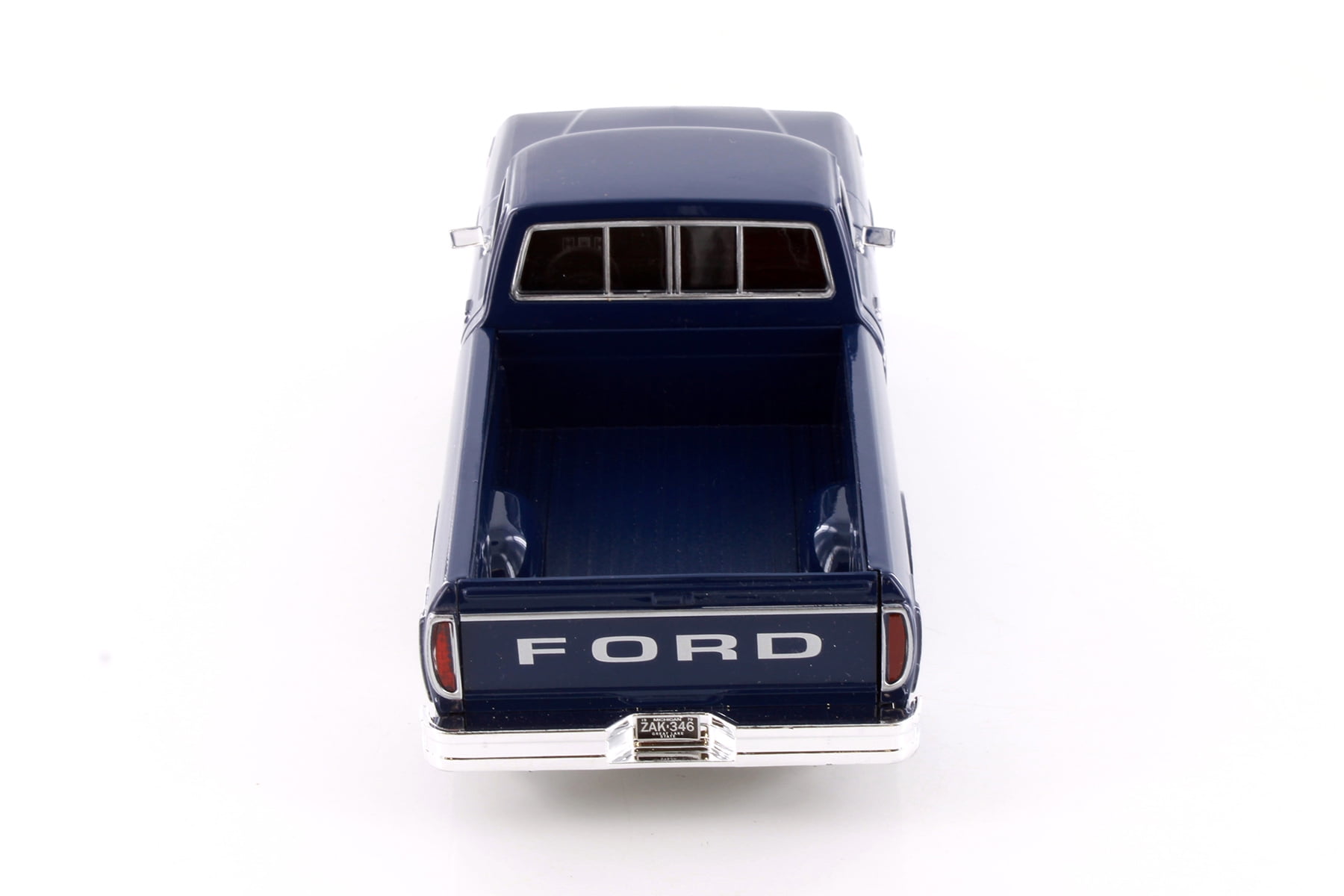 1979 Ford F-150 Custom Pickup, Blue - Showcasts 71346D - 1/24 Scale Set of 4 Diecast Model Cars