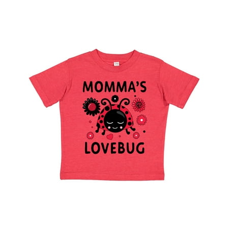 

Inktastic Valentine s Day Momma s Lovebug Gift Toddler Boy or Toddler Girl T-Shirt