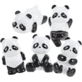 thumbnail image 4 of WHAMVOX 5Pcs Panda Cake Decoration Tiny Animal Figure in Resin for Home and Car Interior, 4 of 8