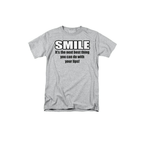 2bhip Smile Funny Humorous Sexual Innuendo Saying Novelty Adult T Shirt Tee