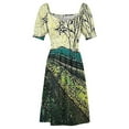 thumbnail image 4 of Chartreuse and Teal by Merideth Young Sleeveless Dress Women's evening dress evening dress long women, 4 of 6