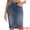 Dark Gray Blue, variant on DARING DIVA Women's Denim Raw Hem Pockets Pencil Skirt S Blue