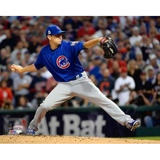 Kyle Hendricks Game 7 Of The 16 World Series Photo Print 16 X Walmart Com Walmart Com