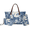 Blue Deer Print, variant on Tutolipy Owl Dreamcatcher Forest Print 3 Pack Makeup Bag Set for Ladies, Portable Fashion Makeup Pouch with Waterproof Cosmetic Bag for Travel