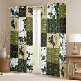 thumbnail image 2 of Manfei Rustic Horse Animal Black Out Curtains for Adult, Green Hippie Aztec Curtains Pack of 2 (42x63 Each), Southwestern Theme Bedroom Curtains, Curtains and Drapes Decor, 2 of 6