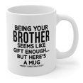 thumbnail image 1 of Taza de café divertida de cerámica, 350 ml, Being Your Brother, 1 of 2