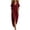 Wine, variant on Dvprdro V Neck Short Sleeve Cotton Side Pockets Loose A Line Maxi Dress for Women Summer Beach Vacation Solid