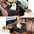 thumbnail image 7 of Dog Car Seat for Small Medium Dogs,Detachable Washable Dog Booster Seat Under 30lbs, Pet Car Seat Travel Bed with Storage Pockets and Dog Safety Belt, 7 of 7