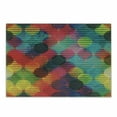 thumbnail image 1 of Geometric Circle Cutting Board, Psychedelic Digital Futuristic Spherical Funky Grunge Display, Decorative Tempered Glass Cutting and Serving Board, Small Size, Multicolor, by Ambesonne, 1 of 1
