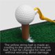 thumbnail image 2 of Wosthever Cuerda de pelota de golf, golpe de tiro, ayuda para la práctica de entrenamiento, práctica deportiva de columpio, portátil, fácil operación, Golf No.02 Wosthever OD010675-02, 2 of 6