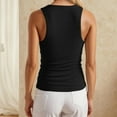 thumbnail image 5 of Kureaily Women's Round Neck Slim Top With Bottom Sweater Knit Vest Cotton Tank Top, 5 of 6