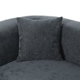 thumbnail image 5 of Harper & Bright Designs Modern Curved Floor Sofa Set, Modular Sectional Sponge Couch for Living Room, 2 PC Free Combination No Assembly Foam-Filled Sofa, Gray, 5 of 21