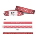 thumbnail image 4 of Pulsera enttgo Bible Verse NFC rosa elástica 20 cm, 4 of 7
