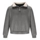 thumbnail image 4 of pstuiky manga larga de hombre, Camiseta informal de manga larga con cuello alto y media cremallera para hombre. Camiseta/camiseta de manga larga con cuello redondo. Tops de hombre xxxl, 4 of 5