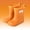 Orange, variant on Kids Rain Boots Mid Calf Waterproof On Hiking Camping Boots Rain Boots For Kids Non Rubber Sole Cushioned Flexible Outdoor Wading Footwear US:3/11-11.5 Years