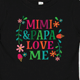 thumbnail image 4 of Inktastic Mimi and Papa Love Me Girls Baby T-Shirt, 4 of 5