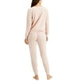 thumbnail image 2 of FAMILY PJs Sets Pink Stretch Printed Long Sleeve Crew Neck Lounge Sleepwear  Size S, 2 of 2