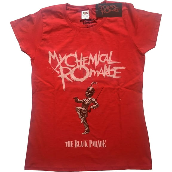 My Chemical Romance Ladies T-Shirt: The Black Parade Cover (Large)