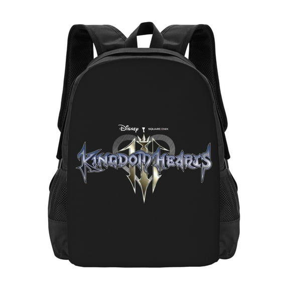 Kingdom Hearts Backpack Fashion Travel Backpack Laptop Backpack 16ch Simple And Large Capacity