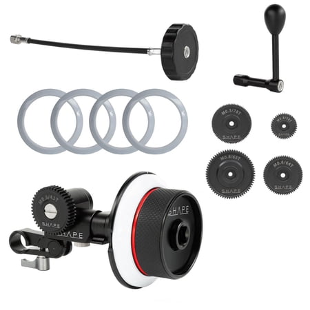 UPC: 0629266008645 | Shape FA123 Single Rod Follow Focus with 15mm LWS Kit