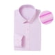 thumbnail image 4 of Camisa de manga larga con botones y detalle de sarga de negocios lisos para hombre Pompotops  oipoqjl27693, 4 of 4