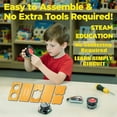 thumbnail image 3 of Kit de altavoz Bluetooth con mango naranja | Proyectos STEM para niños de 8 a 12 años, construye tu propio altavoz transparente, sin soldadura, regalo de ciencia transparente, juguetes STEM para 8, 9, 3 of 6