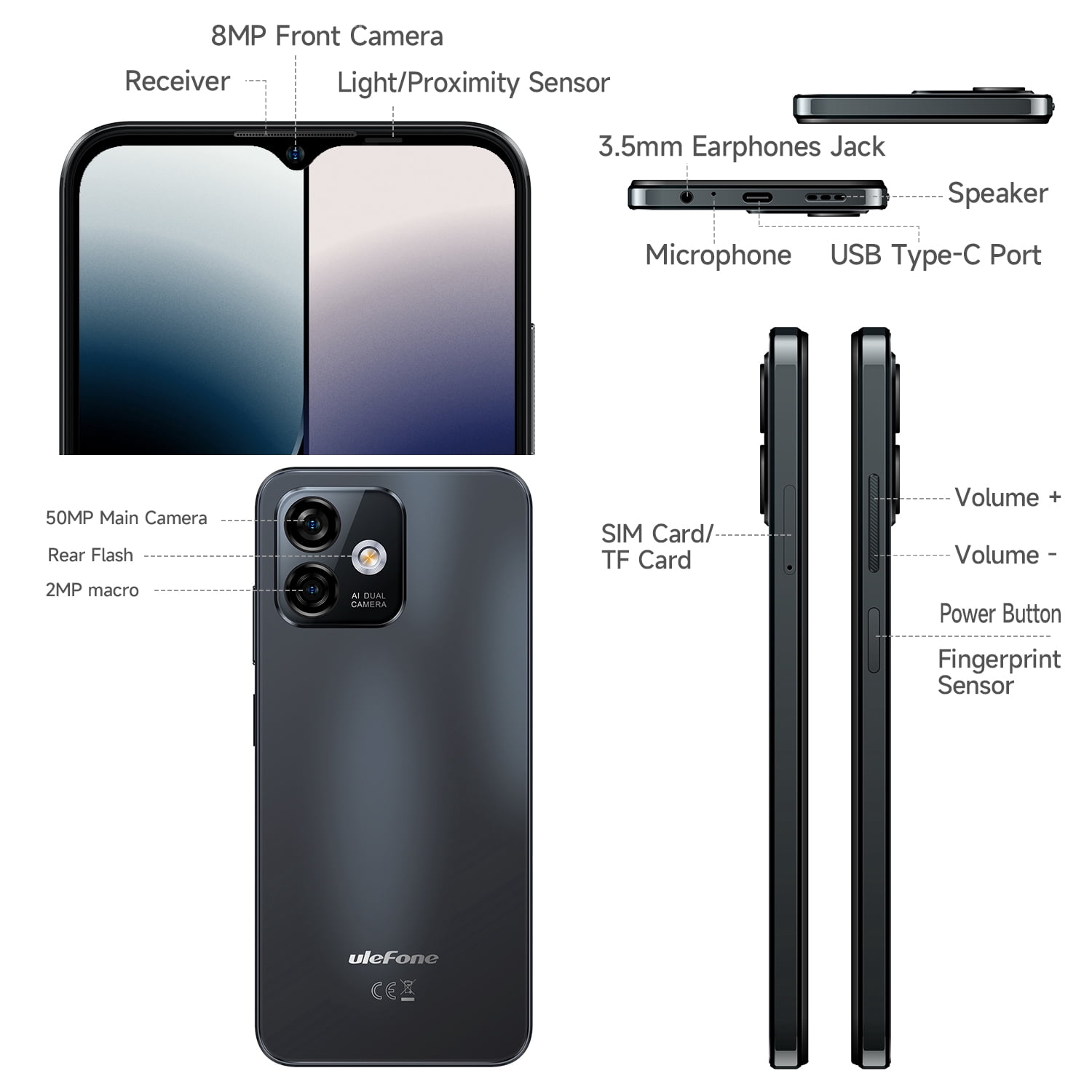 Ulefone Note 16 Pro 16.6 cm (6.52