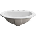 thumbnail image 2 of Proflo Pf19168 Rockaway 19' Oval Vitreous China Drop In Bathroom Sink White, 2 of 3