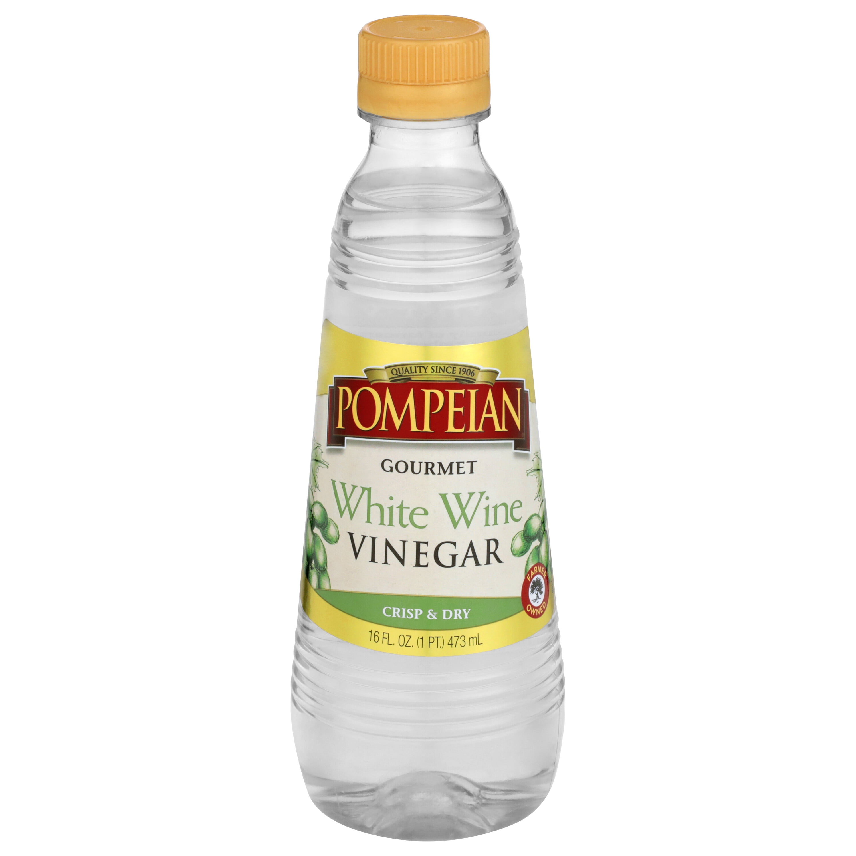 Pompeian White Wine Vinegar - 16 fl oz