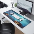thumbnail image 2 of Capture Halloween Spirit with Glowing Pumpkin Mouse Pad - Spooky Forest Design, Large 31.5x11.8 Inch, Non-Slip Base, Waterproof – Ideal for Office, Gaming Laptop Gaming Mouse Pad, 2 of 7