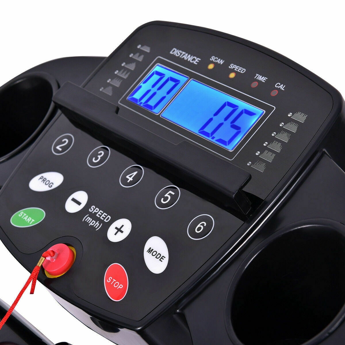 Gymax Electric Walking Desk Exercise Treadmill, Black, 220 lb