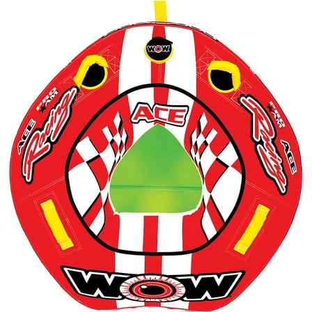 WOW Sports Ace Racing Towable for Boating, 1 Person Tube