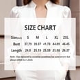 thumbnail image 4 of MORTTIC Women's Elegant V-Neck Long Sleeve Satin Blouse Slim Fit Top for Office Party & Everyday Wear Black，XL, 4 of 4
