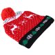 thumbnail image 2 of Gorro de punto con luces navideñas elegante y luminoso para niños adultos, decoración navideña, tipo 4, 2 of 15
