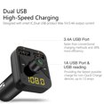 thumbnail image 4 of Cargador de Coche NQ Bluetooth Cargador de MP3 Carga Rápida USB Dual Detección de Voltaje, 4 of 5