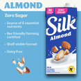 thumbnail image 3 of Silk Almond Milk Alternative, Unsweetened, Dairy Free, Shelf Stable, 3 of 8