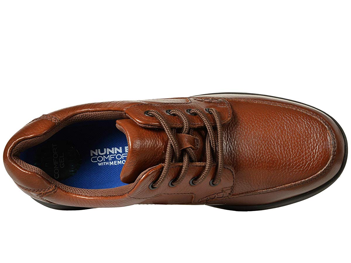 Nunn Bush Cam Oxford Casual Walking Shoe Cognac Tumbled Leather - image 4 of 6