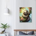 thumbnail image 3 of COMIO Sloth Canvas Wall Art Painting Scenery Artwork Picture for Living Room Bedroom Home Office Wall Decor, 3 of 4