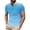 Sky Blue #B, variant on Golf Shirts for Men St. Patrick Day Printed Summer Casual Short Sleeve Button Turndown Collar Sports Blouses (XL, Blue #D)