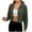 Army Green, variant on tarylea Hoodies for Women Drawstring Full Zipper Sweatshirt Long Sleeve Solid Color Crop Tops Casual Fitting Workout Running Tops