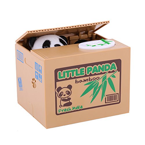Money Box Zerodis Stealing Coin Panda Automatic para niños