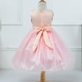 thumbnail image 3 of Uccdo Kids Girls Formal Dresses Flower Girl Sequin Tulle Party Prom Ball Gown Dress 1-10T, 3 of 5