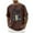 Brown, variant on Men's Oversized T-Shirts Summer Casual Crew Neck Short Sleeve Palm Tree Print Graphic Tees Holiday Beach Hawaiian Shirts (Regular or Big & Tall)