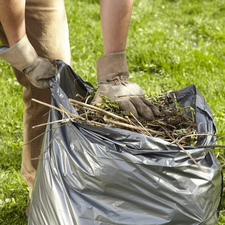 Gray trash bags discount